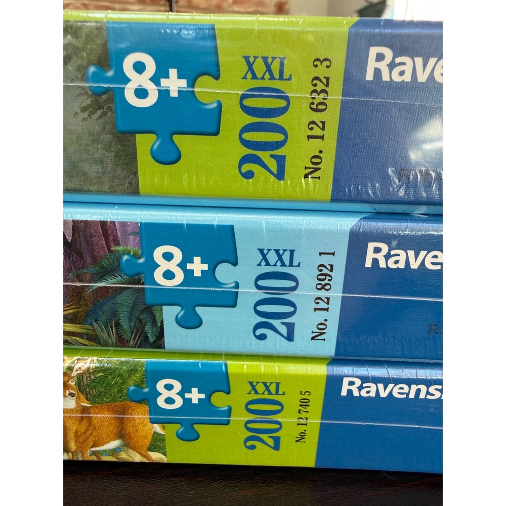 NEW Ravensburger 200 XXL‎ Lot of 3 Horses Dinosaurs Forest Friends Elderly